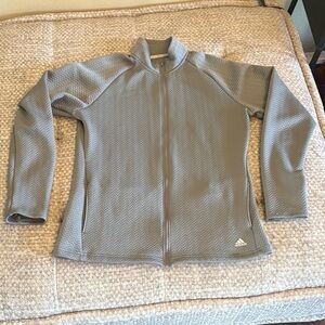 Gray Adidas Full-Zip Jacket ladies size large